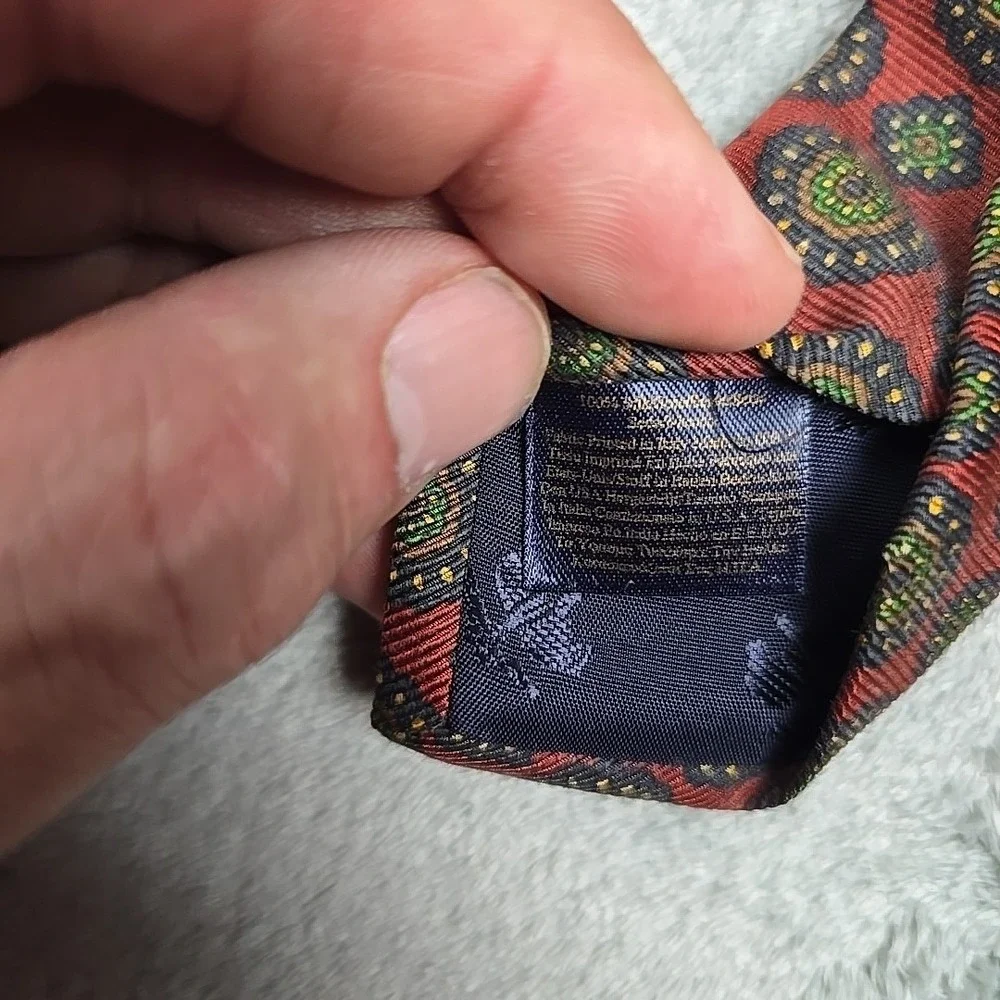 Lot Of‎ 4 Brooks Brothers Silk Tie Multicolor Geometric 3.75